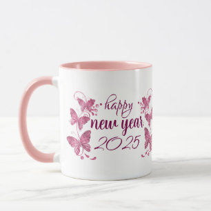 happy new year 2025 mug