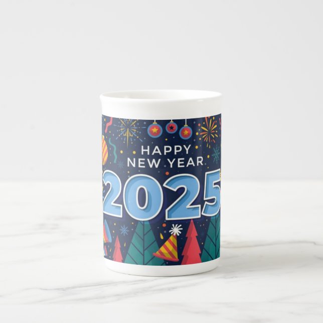 Happy New Year 2025 Mugs & Cups (Front)