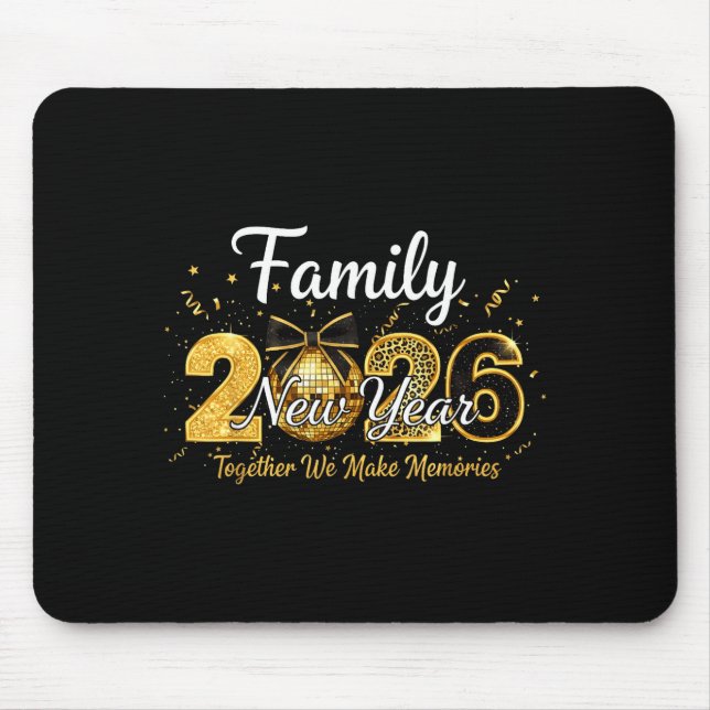 Happy New Year 2025 New Year's Eve Party Countdown Mouse Mat (Front)