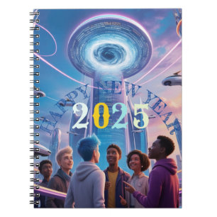 Happy new year 2025 notebooks