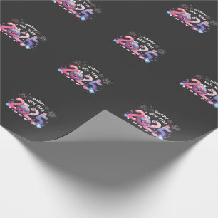 Happy New Year 2025 Nursing Disco Ball Healthcare Wrapping Paper