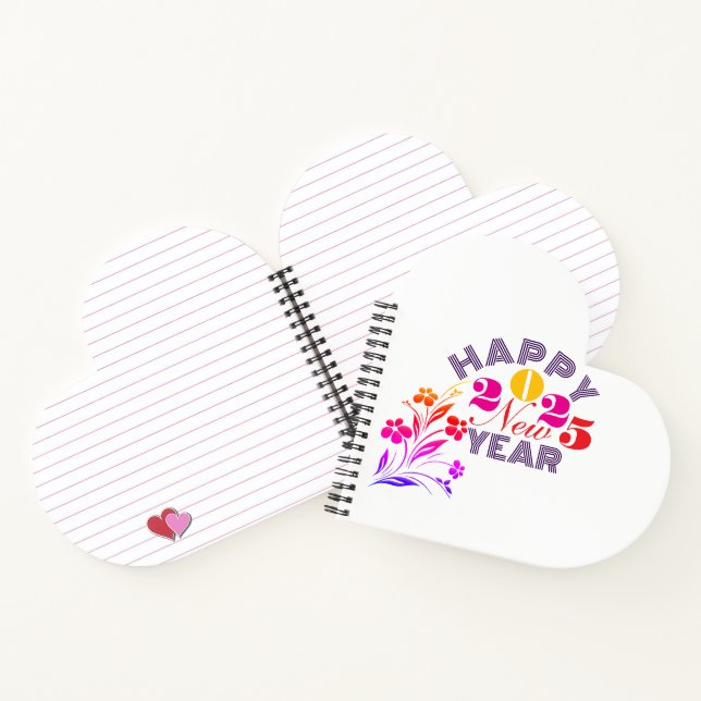 Happy New Year 2025, Party Friends Family Notebook (Inside)