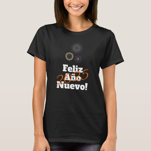 Happy New Year! 2025 Spanish T-Shirt (Front)