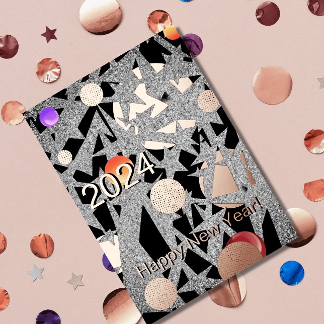 Happy New Year 2025 - stars and ornaments foiled (Creator Uploaded)