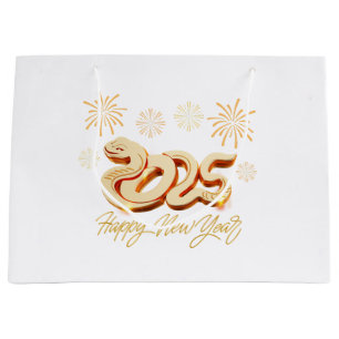 Happy New Year 2025 The Chinese Year of the Snake Large Gift Bag