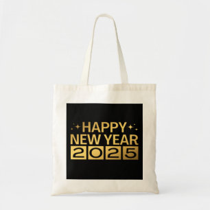 Happy New Year 2025 Tote Bag