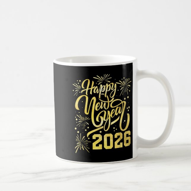 Happy New Year 2026 _2  Coffee Mug (Right)