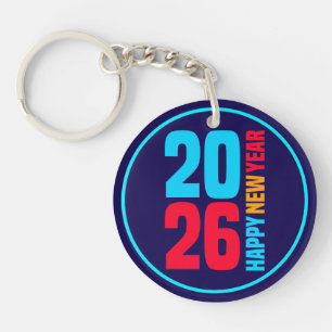Happy New Year 2026-34568 Key Ring