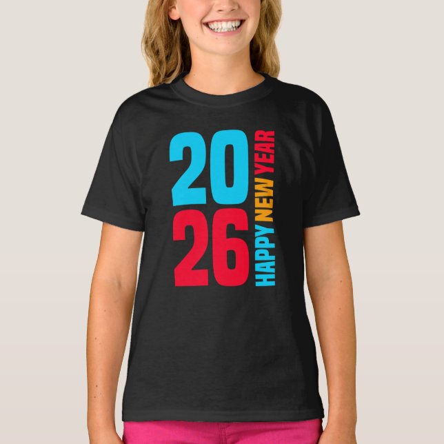 Happy New Year 2026-34568 T-Shirt (Front)