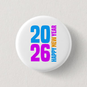 Happy New Year 2026-34568 T-Shirt 3 Cm Round Badge
