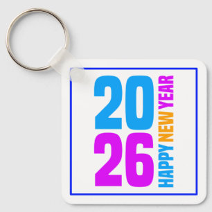 Happy New Year 2026-34568 T-Shirt Key Ring