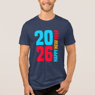 Happy New Year 2026-34568 Tri-Blend Shirt