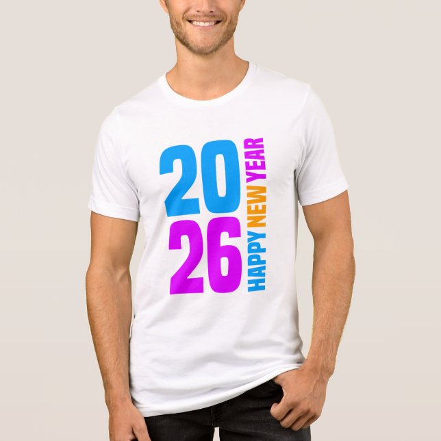Happy New Year 2026-34568 Tri-Blend Shirt (Front)