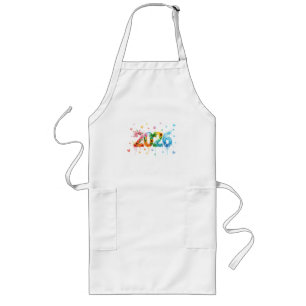 Happy New Year 2026: A Year of New Possibilities Long Apron