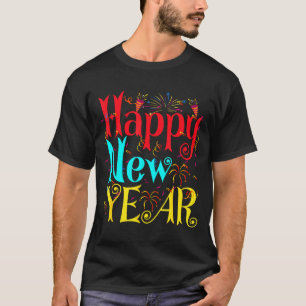 Happy New Year 2026 And Merry Christmas New Year E T-Shirt