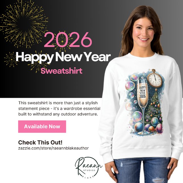 Happy New Year 2026 Basic Sweatshirt (Creator Uploaded)