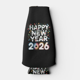 Happy New Year 2026 Bottle Cooler