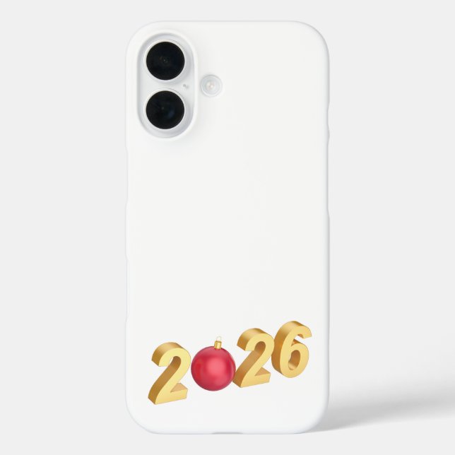 Happy New Year 2026 Case-Mate iPhone Case (Back)