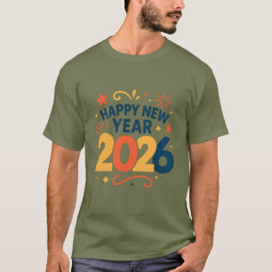 Happy New Year 2026 Celebration Classic T-Shirt