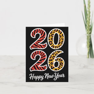 Happy New Year 2026 Celebration Eve Party Men Wome Thank You Card