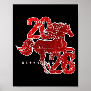 Happy New Year 2026 Chinese New Year 2026 Year Of Poster