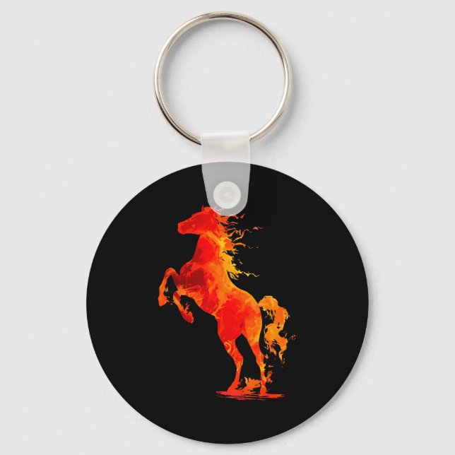Happy New Year 2026 Chinese New Year Horse Zodiac  Key Ring (Front)