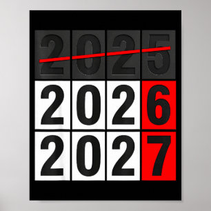 Happy New Year 2026 Coming Soon 2027 67 Meme Six S Poster