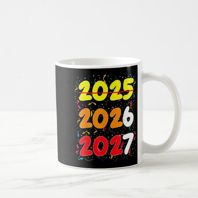 Happy New Year 2026 Coming Soon 2027 Funny 67 Meme Coffee Mug (Right)