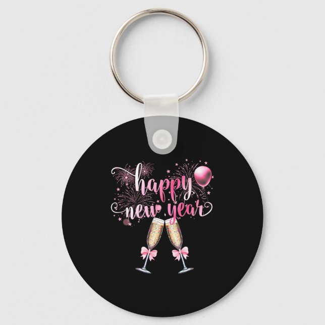 Happy New Year 2026, Cute Funny Gift Men, Women  Key Ring (Front)