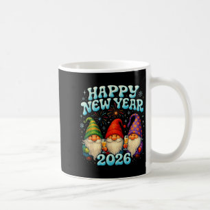 Happy New Year 2026 Cute Gnome Party Gift Coffee Mug