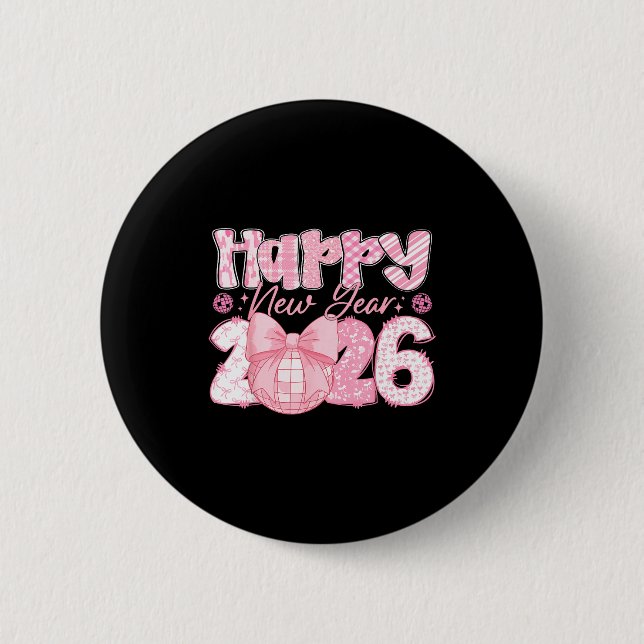 Happy New Year 2026 Eve Party Family Matching Men  6 Cm Round Badge (Front)