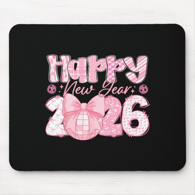 Happy New Year 2026 Eve Party Family Matching Men  Mouse Mat (Front)