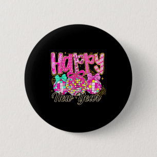 Happy New Year 2026 Family Celebration New Years E 6 Cm Round Badge