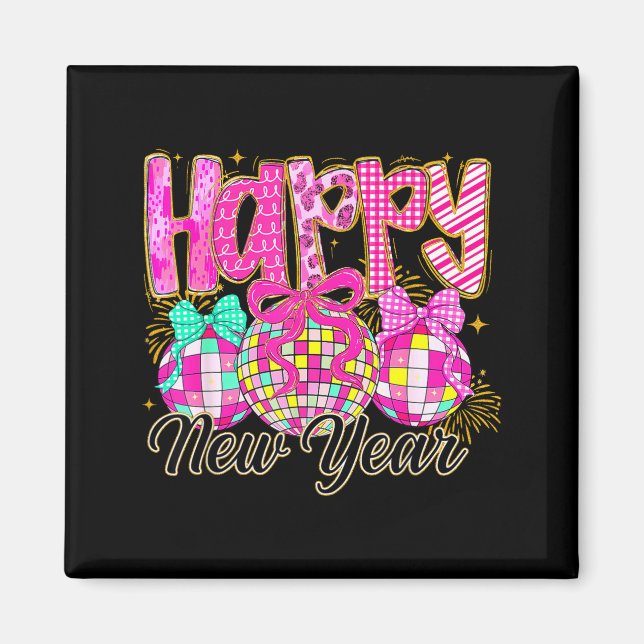 Happy New Year 2026 Family Celebration New Years E Magnet (Front)