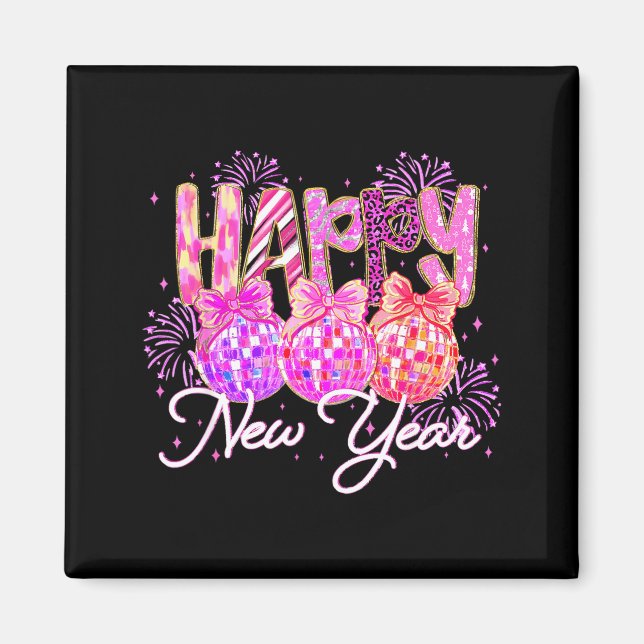 Happy New Year 2026 Family Celebration New Years E Magnet (Front)