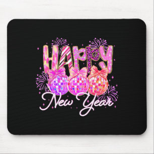 Happy New Year 2026 Family Celebration New Years E Mouse Mat