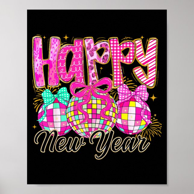 Happy New Year 2026 Family Celebration New Years E Poster (Front)