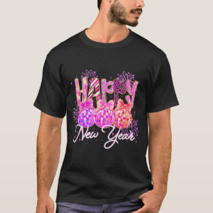 Happy New Year 2026 Family Celebration New Years E T-Shirt
