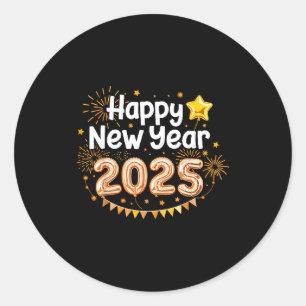 Happy New Year 2026 Family Reunion Party Classic Round Sticker