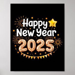 Happy New Year 2026 Family Reunion Party Poster