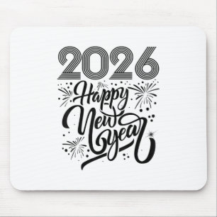 Happy New Year 2026 Fireworks _1 Mouse Mat
