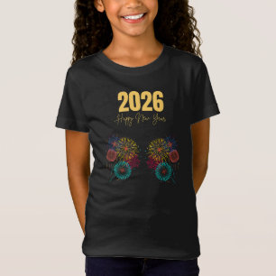 Happy New Year 2026 Fireworks Celebration T-Shirt
