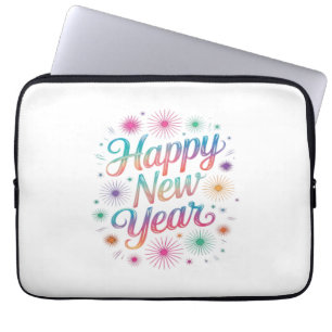 Happy New Year 2026 Fireworks Essential Laptop Sleeve