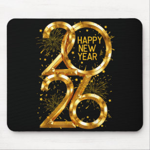 Happy New Year 2026 Fireworks New Year Eve's Nye P Mouse Mat
