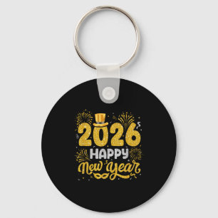 Happy New Year 2026 Fireworks New Years Eve Men Wo Key Ring