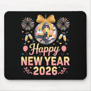 Happy New Year 2026 Fireworks New Year's Eve Party Mouse Mat