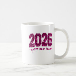 Happy New Year 2026 Fireworks Party Eve Family Xma Coffee Mug