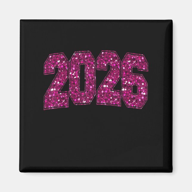 Happy New Year 2026 Fireworks Party Eve Family Xma Magnet (Front)