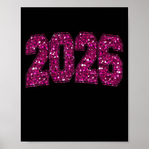 Happy New Year 2026 Fireworks Party Eve Family Xma Poster