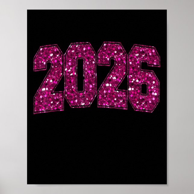 Happy New Year 2026 Fireworks Party Eve Family Xma Poster (Front)